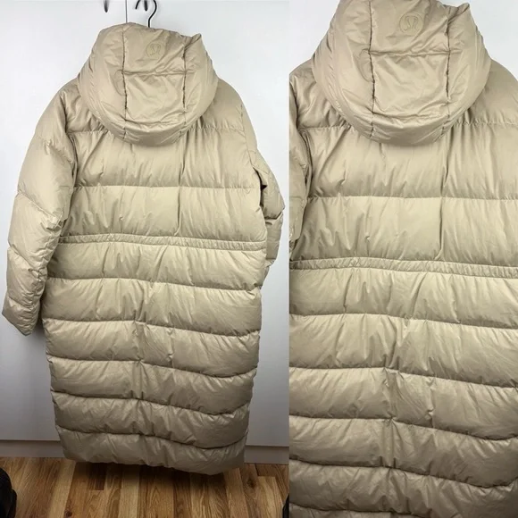 lululemon athletica Cream Puffer Coat - Picture 3 of 12